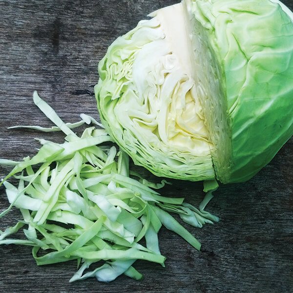 Martin Riendeau Gardens | Fresh mini cabbage with slices